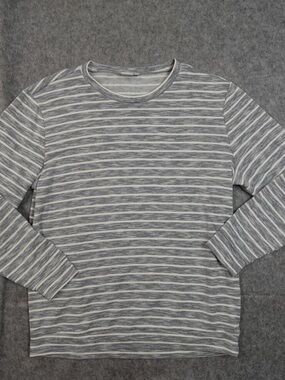 Onia Sweatshirt Mens Small Pullover Crew Neck Striped Knit Jumper Sweater